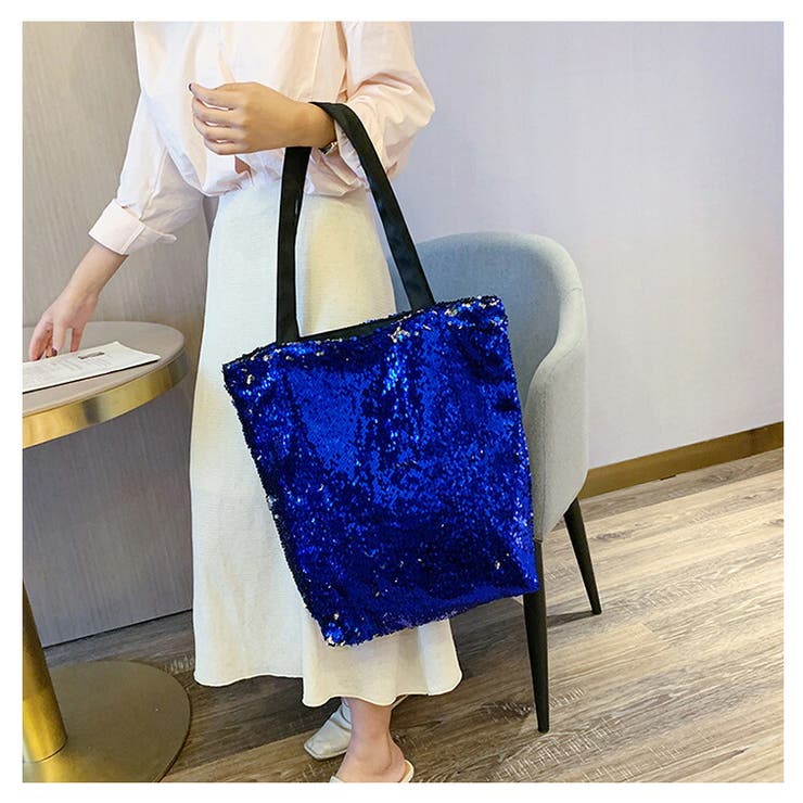 リバーシブルスパンコール トートバッグ 5色展開 | JS FASHION | 詳細画像9 