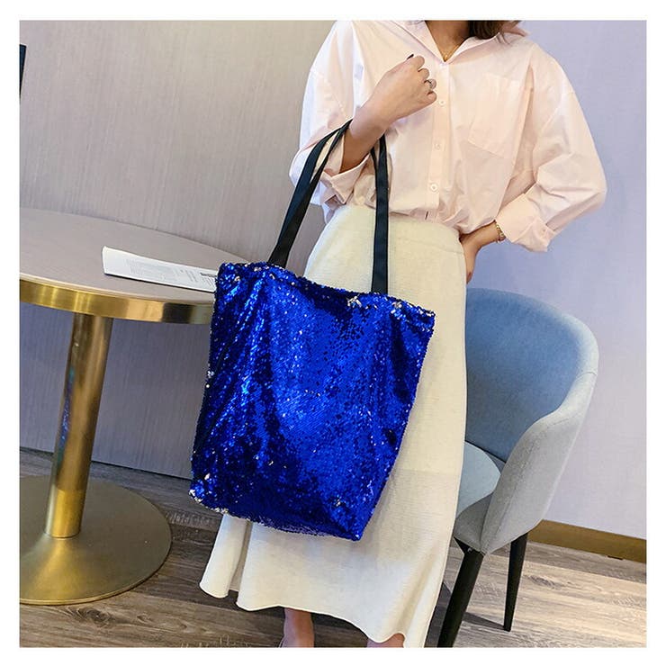 リバーシブルスパンコール トートバッグ 5色展開 | JS FASHION | 詳細画像8 