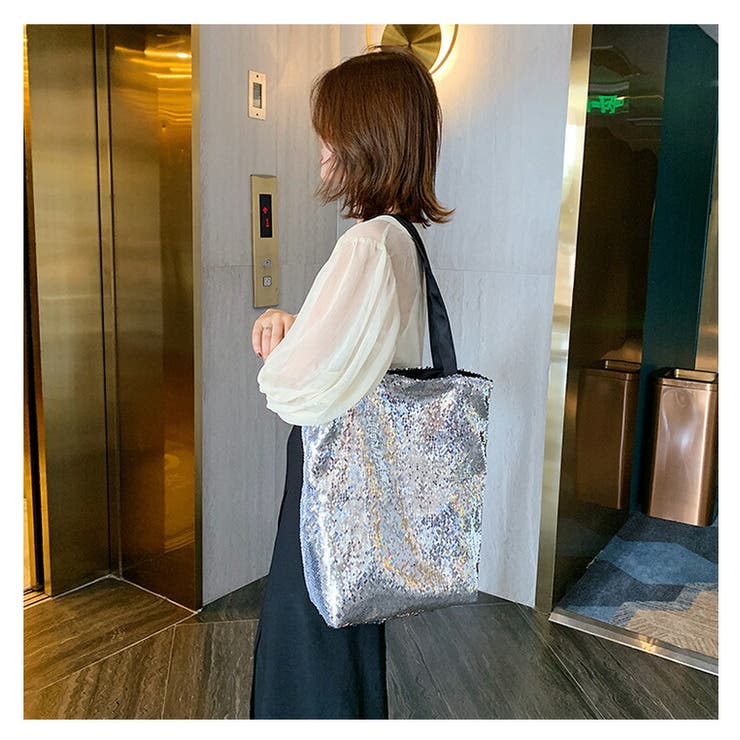 リバーシブルスパンコール トートバッグ 5色展開 | JS FASHION | 詳細画像13 