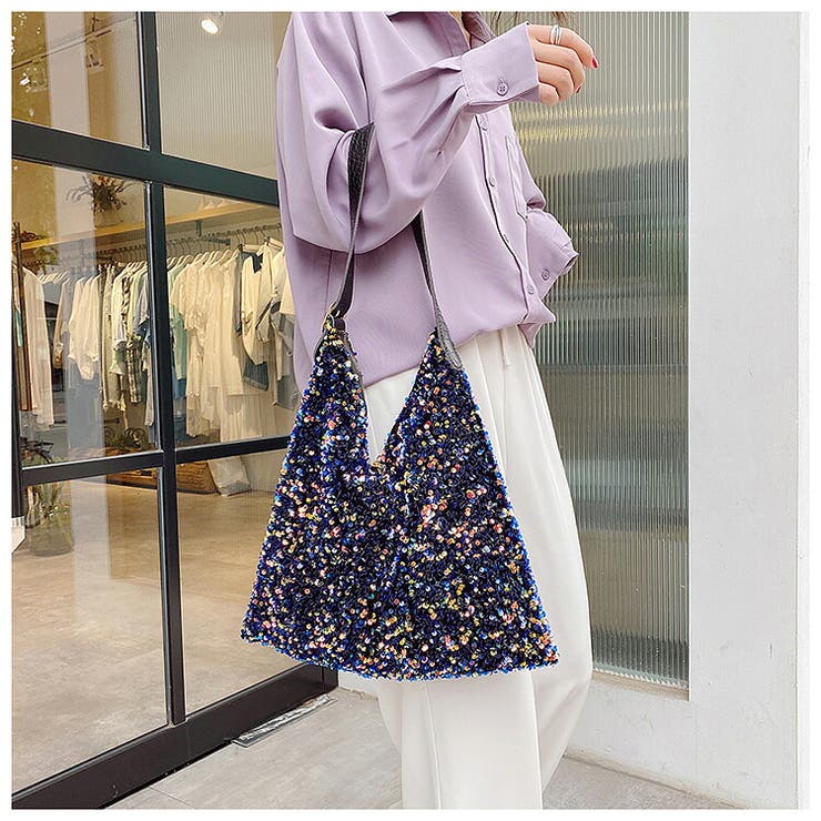 スパンコール トードバッグ レディース | JS FASHION | 詳細画像6 
