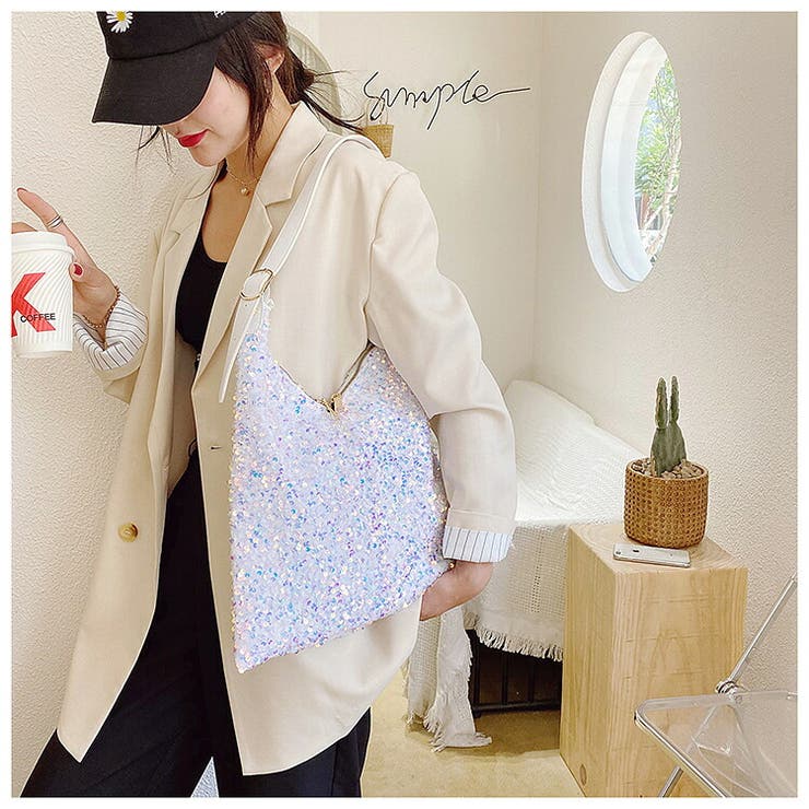 スパンコール トードバッグ レディース | JS FASHION | 詳細画像3 