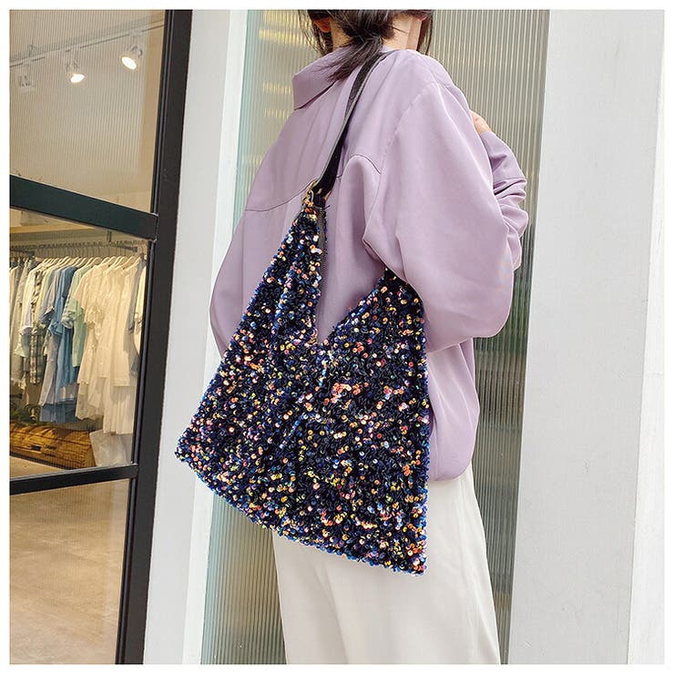 スパンコール トードバッグ レディース | JS FASHION | 詳細画像5 