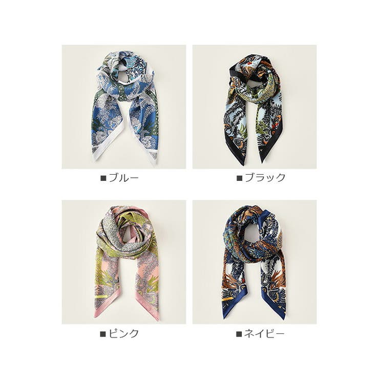 スカーフ 正方形 四角 | JS FASHION | 詳細画像15 