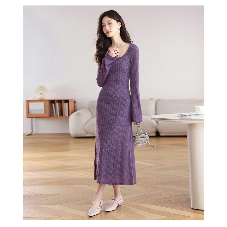 レースニット ワンピース セットアップ | JS FASHION | 詳細画像7 