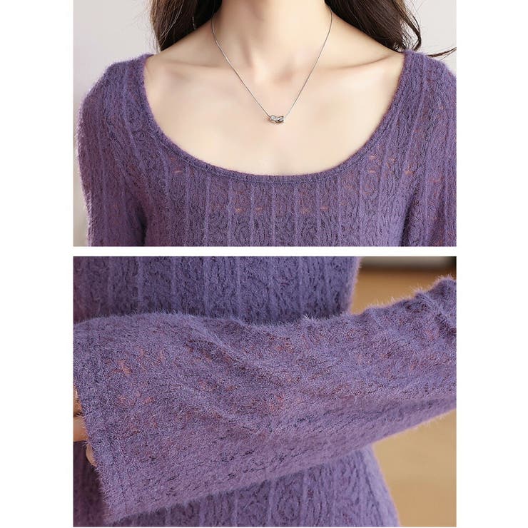 レースニット ワンピース セットアップ | JS FASHION | 詳細画像20 