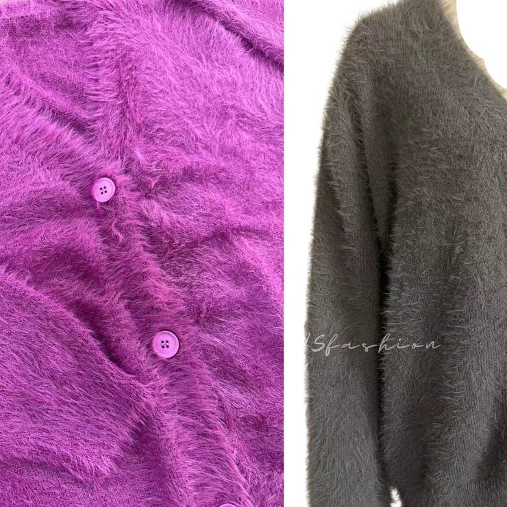 シャギーニット カーディガン 7色展開 | JS FASHION | 詳細画像13 