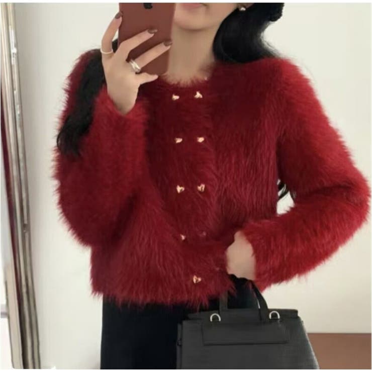 ふわふわ シャギーニット カーディガン | JS FASHION | 詳細画像11 