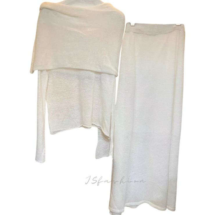 【上下2点セット】6色展開 透け感のある オフショルダー | JS FASHION | 詳細画像7 