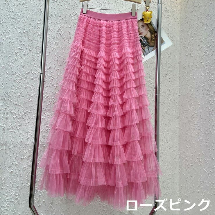 チュールスカート レディース ロング丈 | JS FASHION | 詳細画像14 