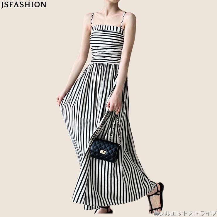 ストライプ ワンピース リゾートワンピース | JS FASHION | 詳細画像3 