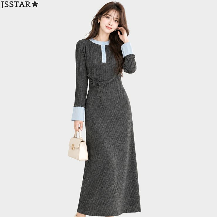 ワンピース レディース 長袖 | JS FASHION | 詳細画像1 