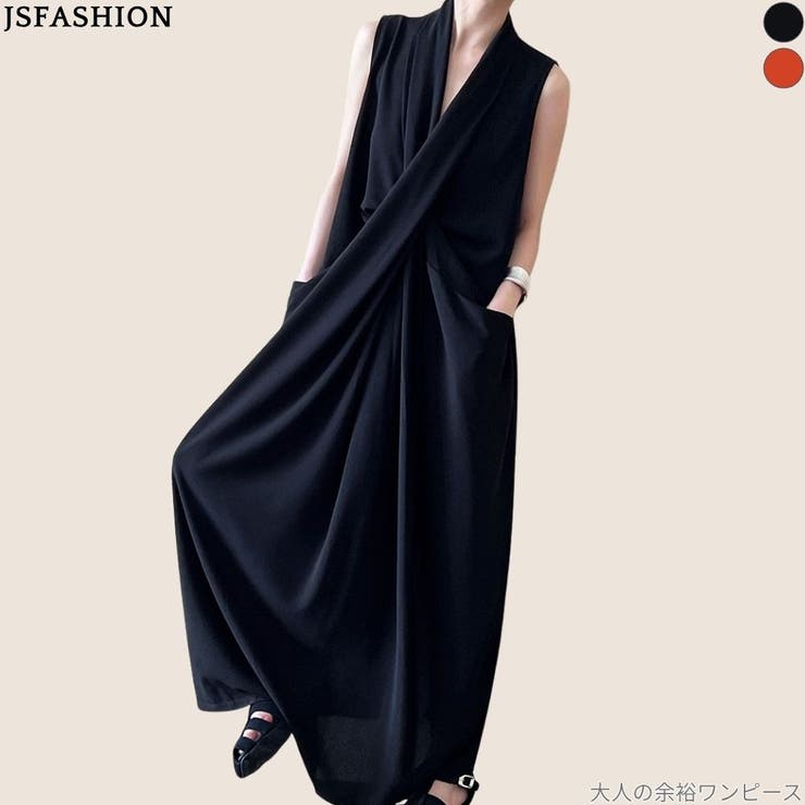 ワンピース レディース ノースリーブ | JS FASHION | 詳細画像2 