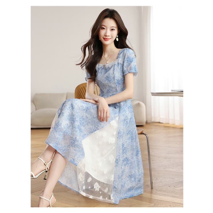 花柄ワンピース 夏 ロングワンピース | JS FASHION | 詳細画像5 