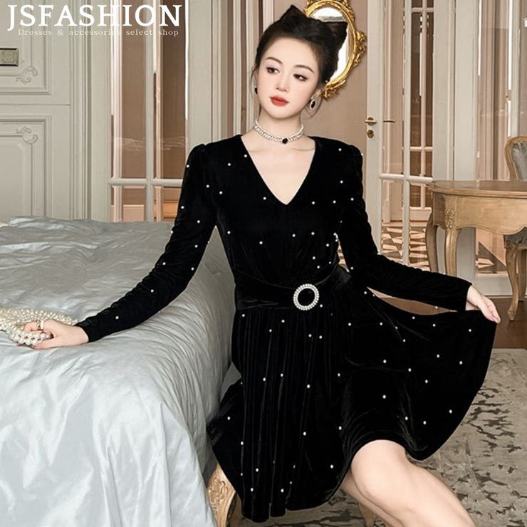 ドレスワンピース パーティードレス お呼ばれドレス | JS FASHION | 詳細画像1 