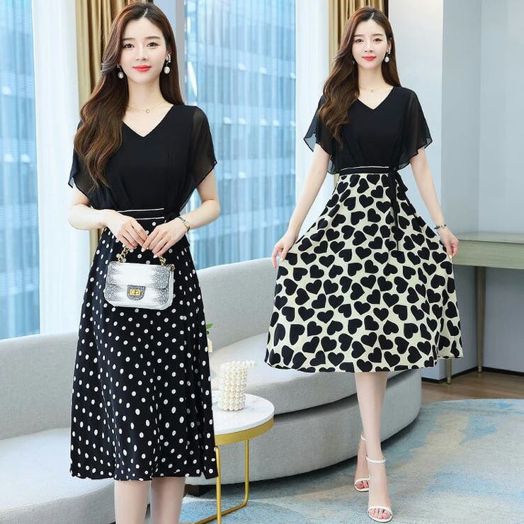 TADASHI SHOJI ドット柄 Aラインワンピース サイズ2 TADASHI SHOJI ドット柄 Aラインワンピース サイズ2 在庫商品