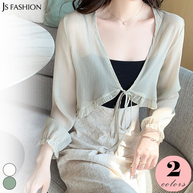 シアーボレロ 全2色 ショート丈 | JS FASHION | 詳細画像1 