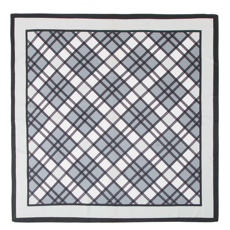 【J】 | 90x90cmサイズ ヴィンテージ風サテン生地スカーフ | JULIA BOUTIQUE