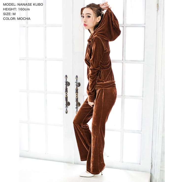 上質ベロア生地フードパーカー フレアパンツセットアップルームウェア 品番 Ba Julia Boutique ジュリアブティック のレディースファッション通販 Shoplist ショップリスト 上質ベロア生地フードパーカー フレアパンツセットアップルームウェア 品番 Ba Julia Boutique ジュリアブティック のレディースファッション通販 Shoplist ショップリスト