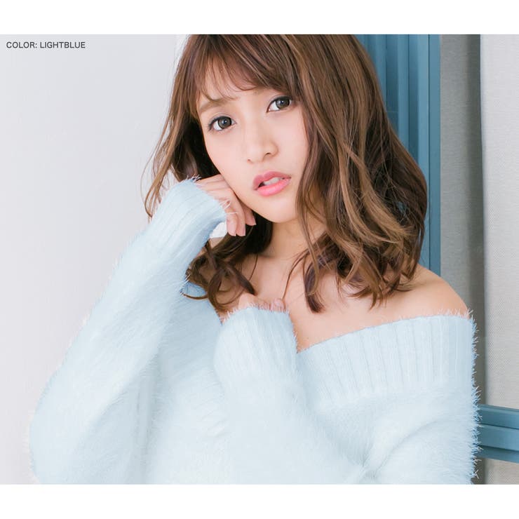 触れたくなるふわふわ感 癒し系モテ女子になれる 色っぽvネックモヘアニットワン 品番 Ba Julia Boutique ジュリアブティック のレディースファッション通販 Shoplist ショップリスト