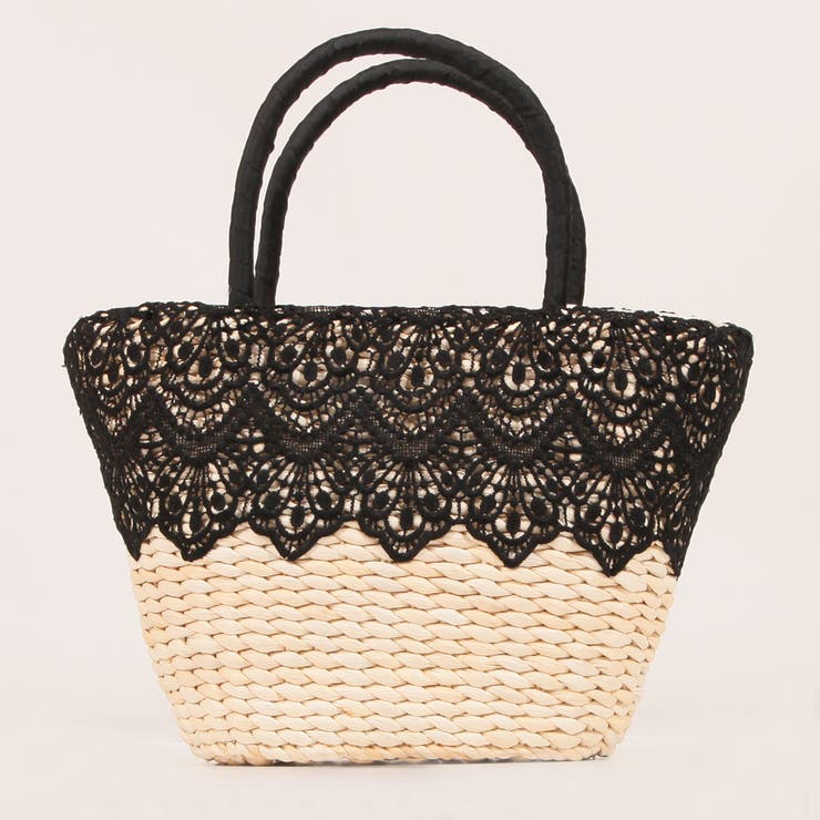 美品❗️アシーナニューヨーク★かごバッグ ブラックレース 美品❗️アシーナニューヨーク☆かごバッグ ブラックレース - メルカリ