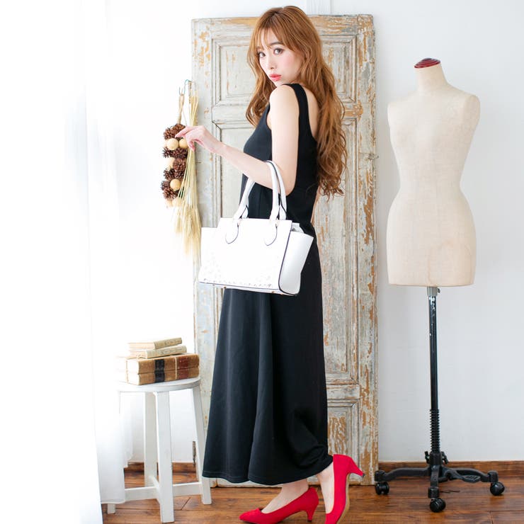 簡単におしゃ見えが出来る楽カワワンピ♪ビジュー付きノースリーブマキシワンピース … | JULIA BOUTIQUE | 詳細画像15 