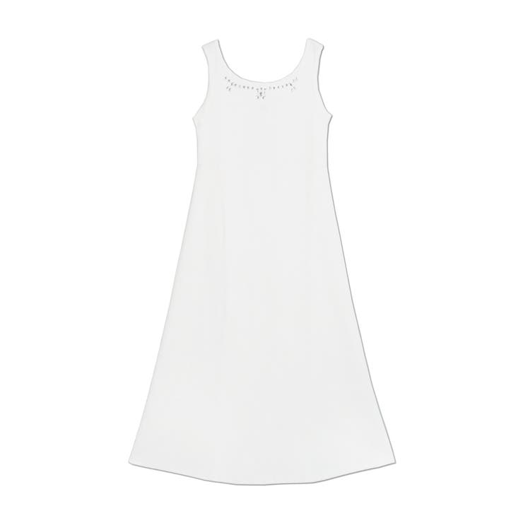 簡単におしゃ見えが出来る楽カワワンピ♪ビジュー付きノースリーブマキシワンピース … | JULIA BOUTIQUE | 詳細画像5 