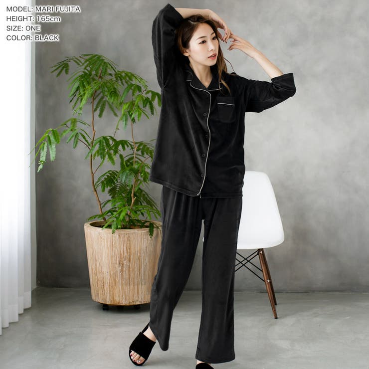 2点セット パールシャギー前開きシャツ×パンツセットアップ ルームウェア[品番：BA000004316]｜JULIA  BOUTIQUE（ジュリアブティック）のレディースファッション通販｜SHOPLIST（ショップリスト）