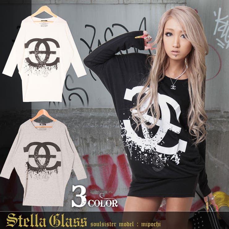 みぽちC着用 悪羅系 プリント[品番：BA000000528]｜JULIA BOUTIQUE