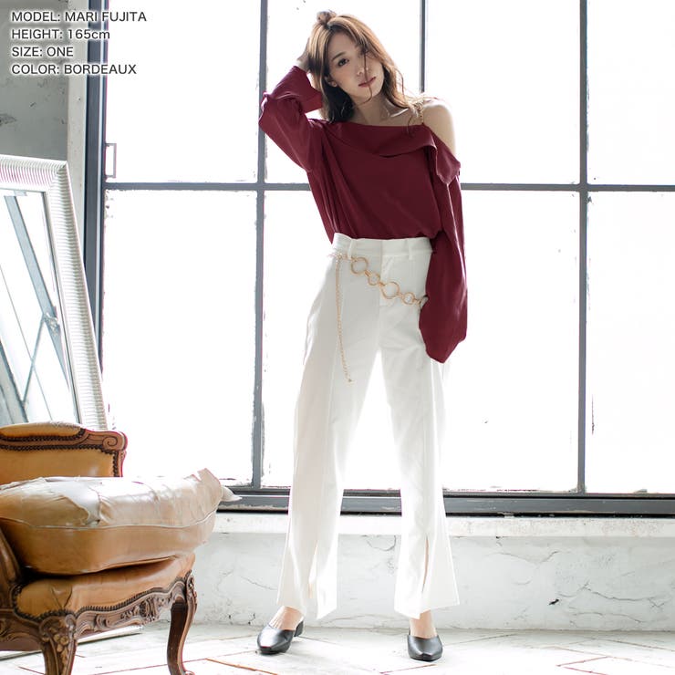 gracecontinental☆オフショルダー2wayトップ オフショルニットトップ （ニット・セーター）｜GRACE CONTINENTAL