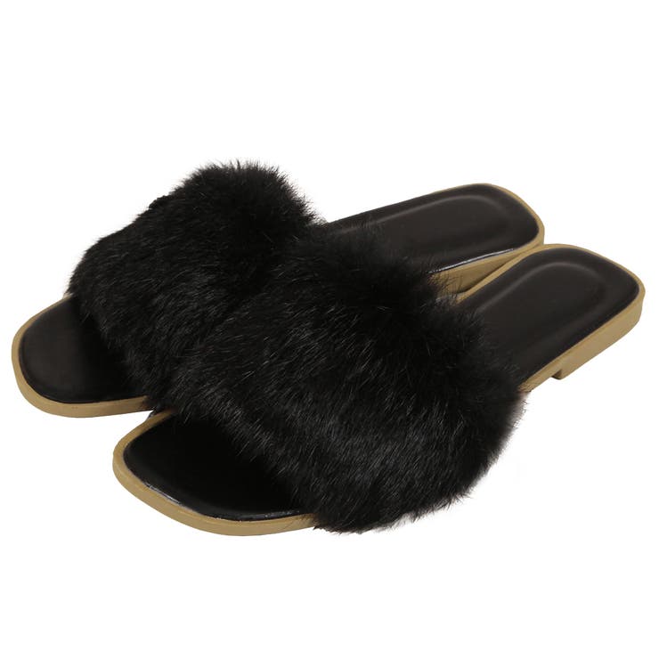 フラットフェイクファーサンダル  | JULIA BOUTIQUE | 詳細画像22 