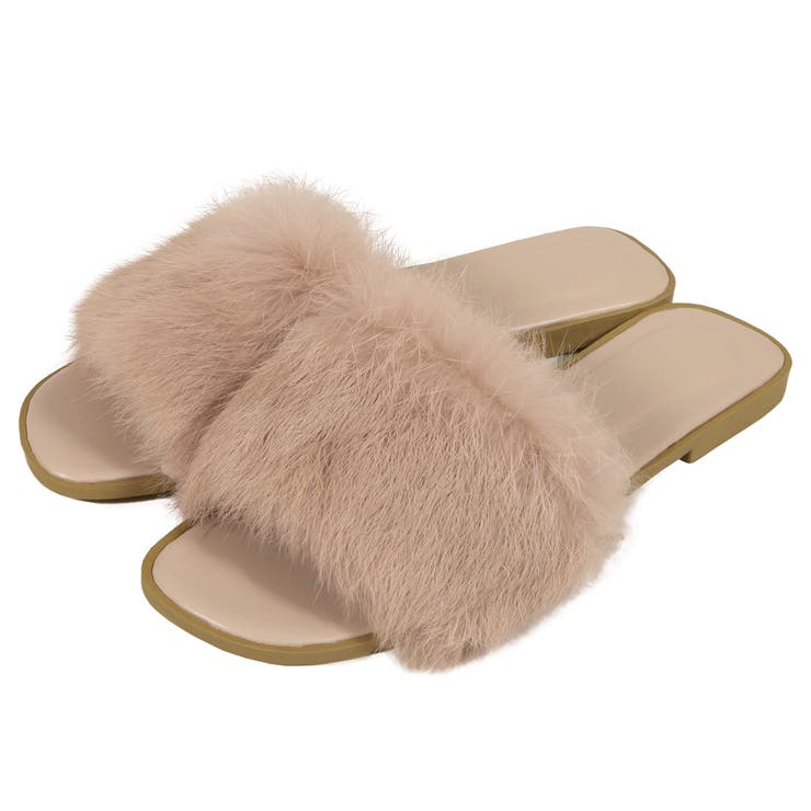 フラットフェイクファーサンダル  | JULIA BOUTIQUE | 詳細画像23 