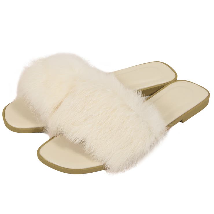 フラットフェイクファーサンダル  | JULIA BOUTIQUE | 詳細画像24 