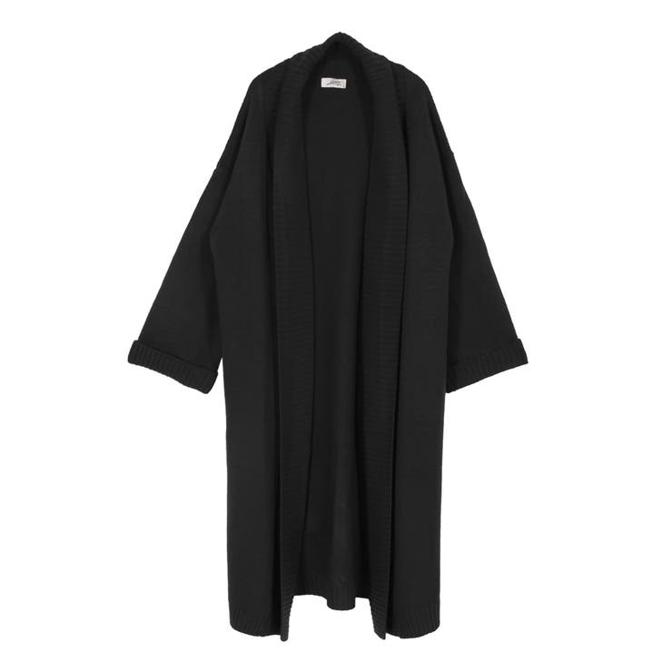 b1538【ジュリアブティック】レディース　カーディガン　ロング　無地　シンプル Julia Boutique カーディガン チェーンポイント ロングニット
