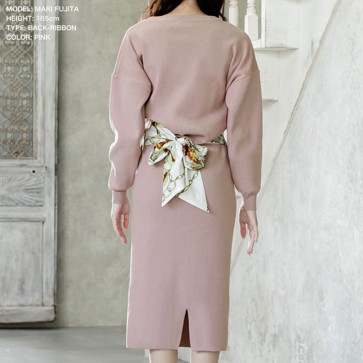 形が選べるスカーフ付きニットセットアップ  | JULIA BOUTIQUE | 詳細画像42 