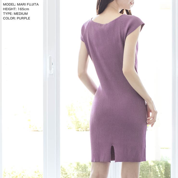 選べる2丈 スクエアネックニットワンピース [21010 | JULIA BOUTIQUE | 詳細画像16 