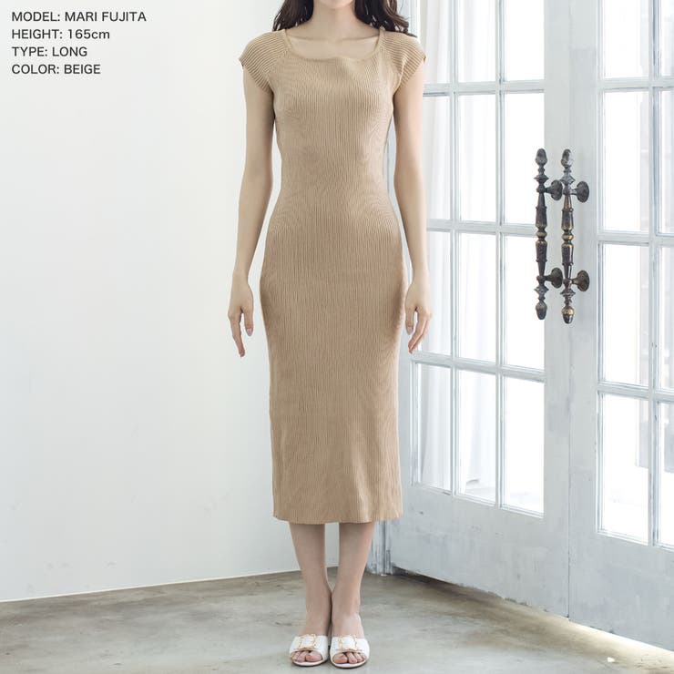 選べる2丈 スクエアネックニットワンピース [21010 | JULIA BOUTIQUE | 詳細画像30 