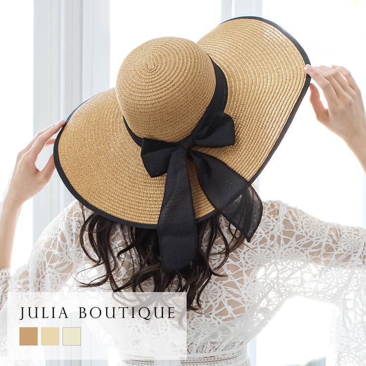 パイピングストローハット 帽子 | JULIA BOUTIQUE | 詳細画像1 