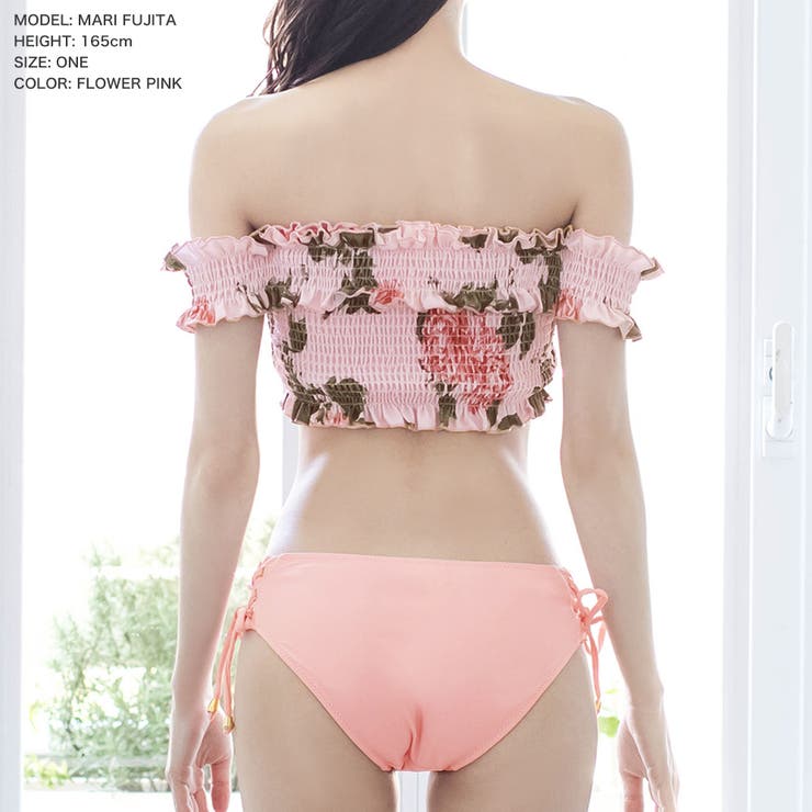 オフショルダーレースアップ水着 [品番：BA000004870]｜JULIA BOUTIQUE