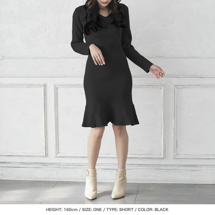 選べる丈マーメイドニットワンピース [21525 ロングワンピース | JULIA BOUTIQUE | 詳細画像10 