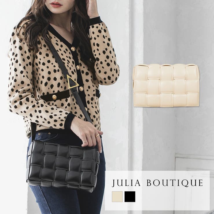 編み込みショルダーバッグ [品番：BA000004950]｜JULIA BOUTIQUE