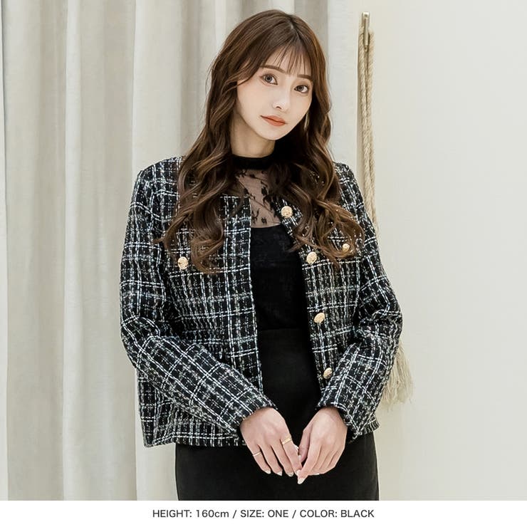 クラシカルツイードジャケット [品番：BA000005107]｜JULIA BOUTIQUE