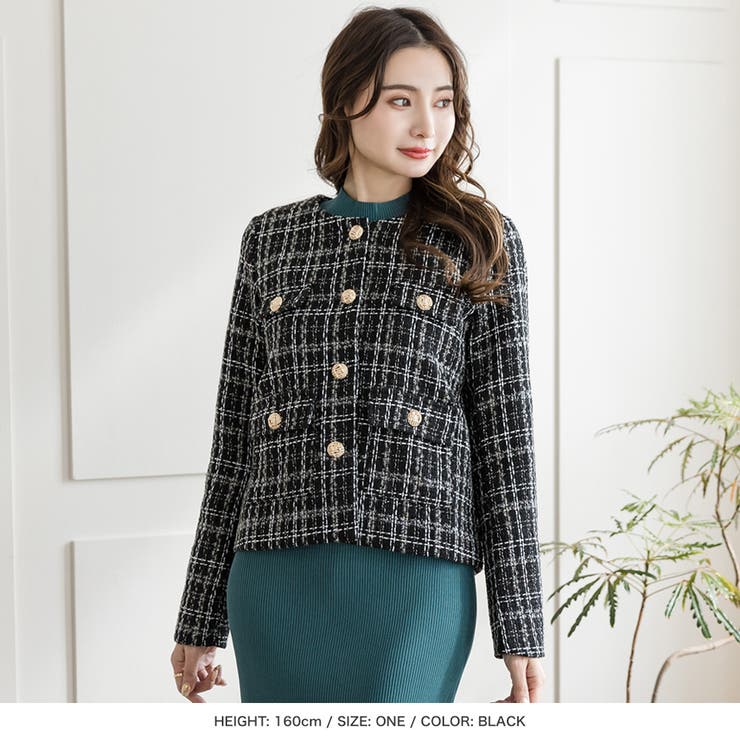 クラシカルツイードジャケット [品番：BA000005107]｜JULIA BOUTIQUE