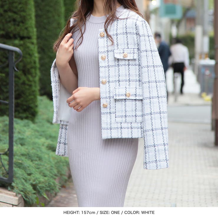 クラシカルツイードジャケット [品番：BA000005107]｜JULIA BOUTIQUE