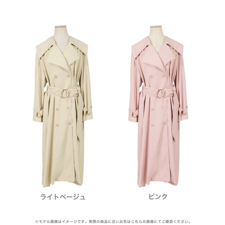 スプリングカラートレンチコート [22002 スプリングコート[品番