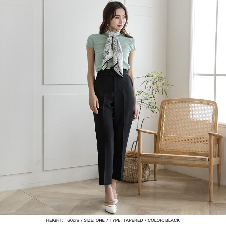 選べる2型 バックルベルト付きパンツ | JULIA BOUTIQUE | 詳細画像5 