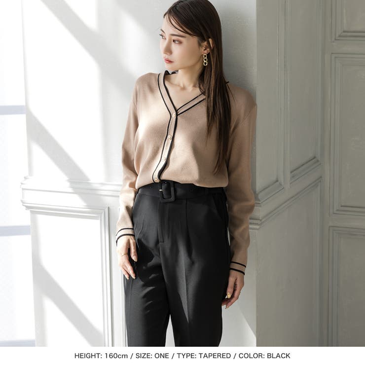 選べる2型 バックルベルト付きパンツ | JULIA BOUTIQUE | 詳細画像6 