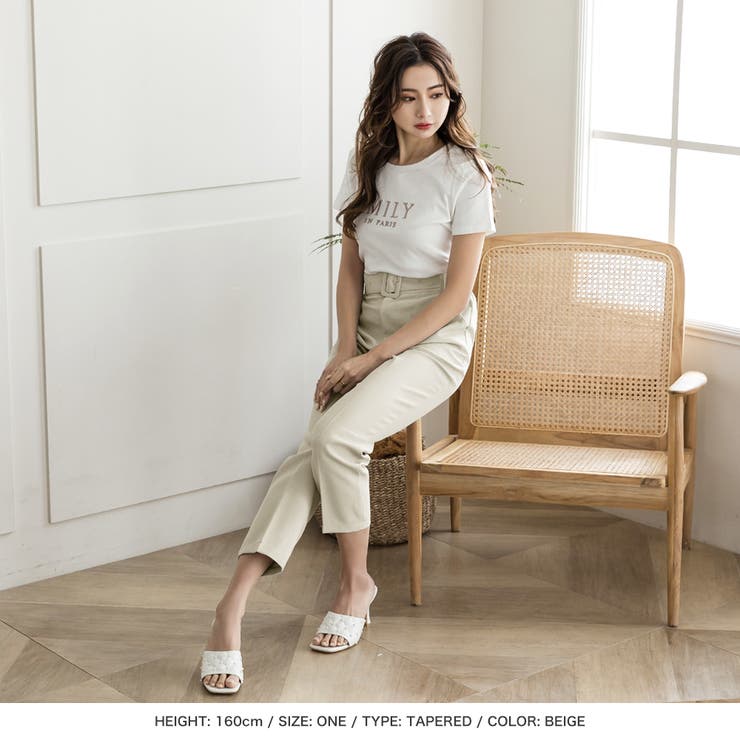 選べる2型 バックルベルト付きパンツ | JULIA BOUTIQUE | 詳細画像18 