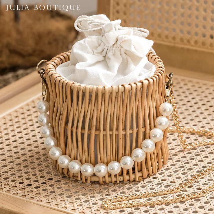パール付きかごバッグ  | JULIA BOUTIQUE | 詳細画像1 