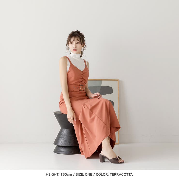 ベルト付きマーメイドジャンパースカート [品番：BA000005234]｜JULIA  BOUTIQUE（ジュリアブティック）のレディースファッション通販｜SHOPLIST（ショップリスト）