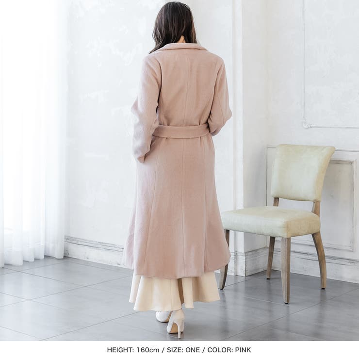 シャギータッチマーメイドロングコート [品番：BA000005349]｜JULIA  